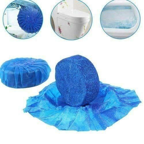 🔥Toilet Cleaning Tablet - Toilet Deodorizer Bathroom Cleaner Tablet Pack of 1 (10pc) Blue Bubble🔥