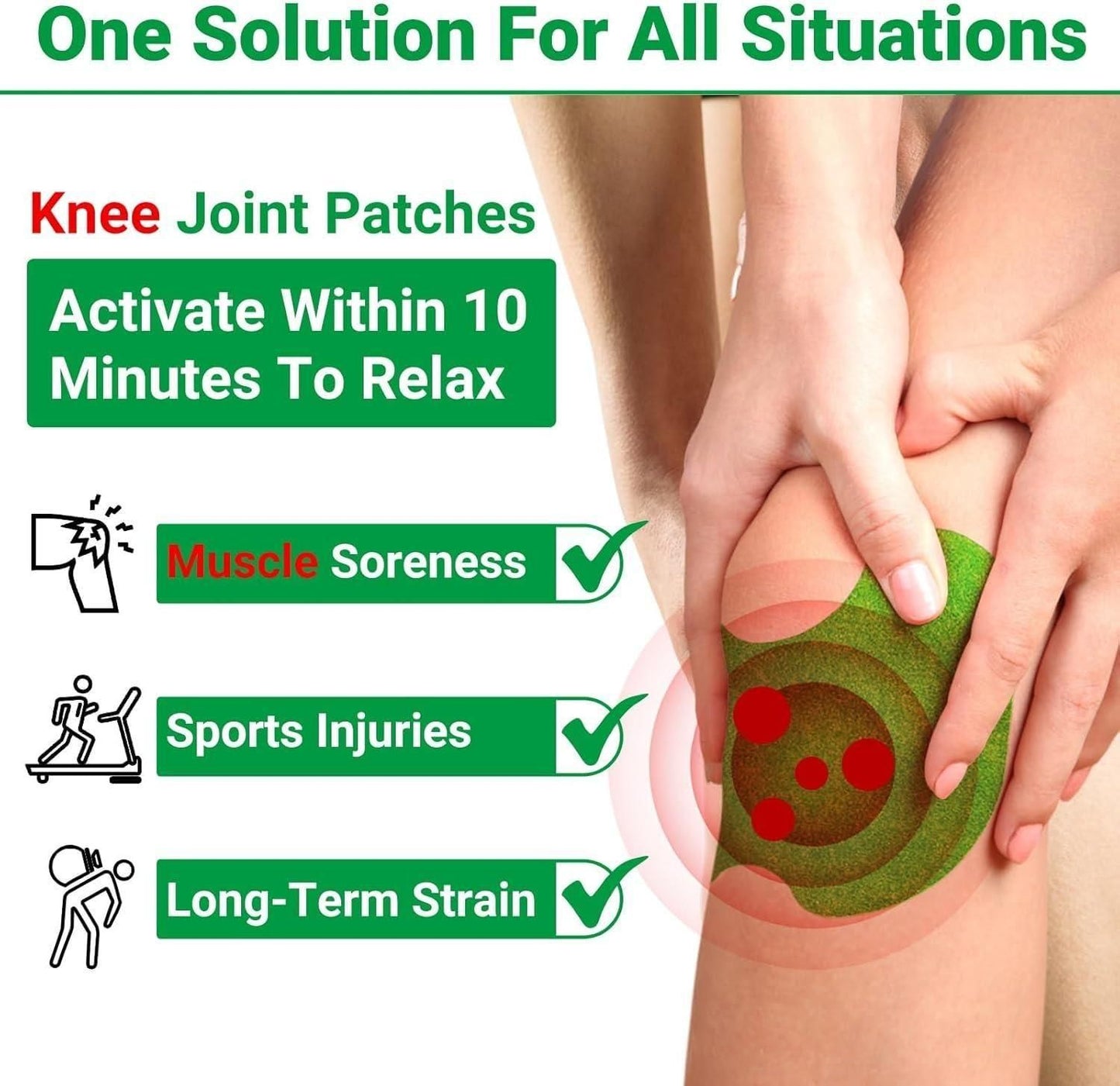 🔥Knee Patches for Pain Relief 🔥(Pack of 10, 20, 30)🔥