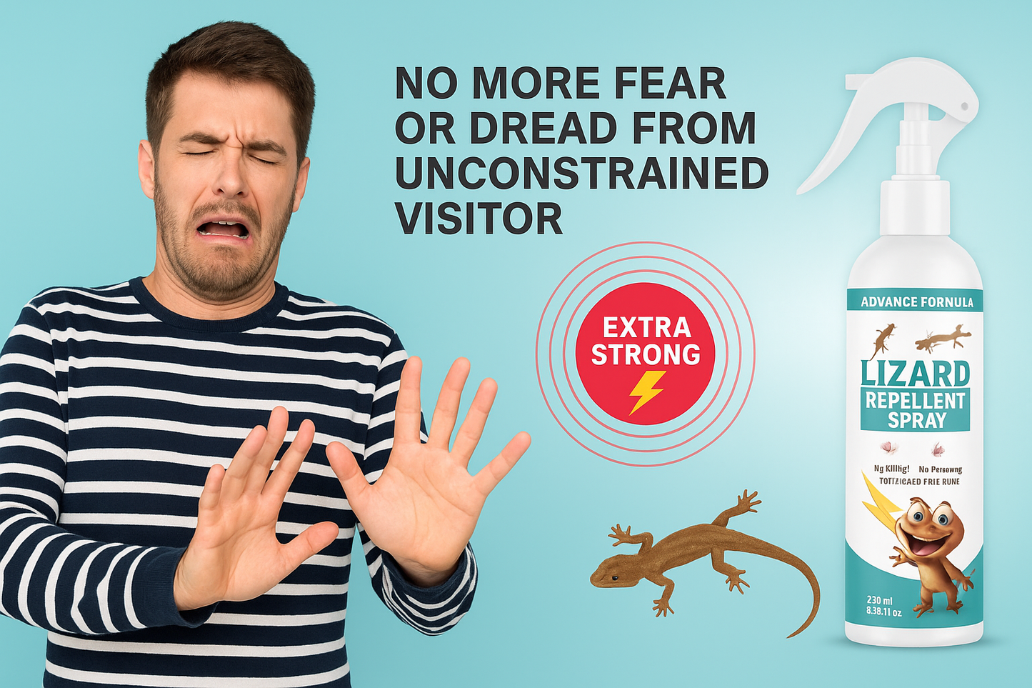 ✨Lizard Repellent Spray ✨ Buy 1 Bottle 🧴 Get 1 Bottle 🧴