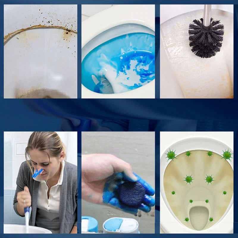 🔥Toilet Cleaning Tablet - Toilet Deodorizer Bathroom Cleaner Tablet Pack of 1 (10pc) Blue Bubble🔥