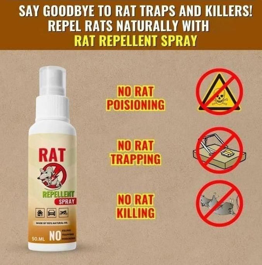 Rat Repellent Spray  ✨ Buy 1 Bottle 🧴 Get 2 Bottle FREE 🧴